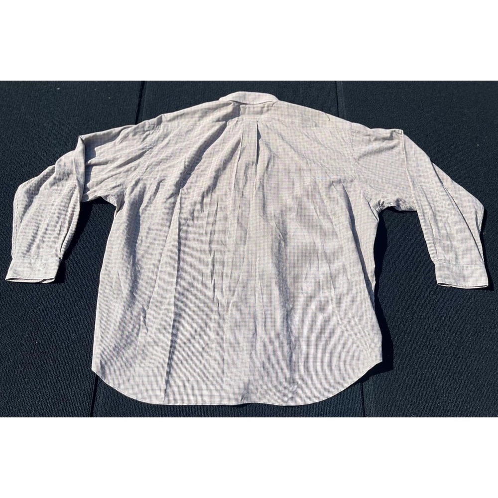 Ralph Lauren Golf Shirt Mens 2XL Plaid Tilden Button Down Long Sleeve - Picture 7 of 11